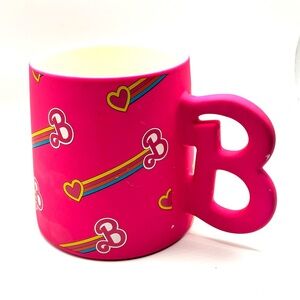 Mattel Barbie official mug hot pink